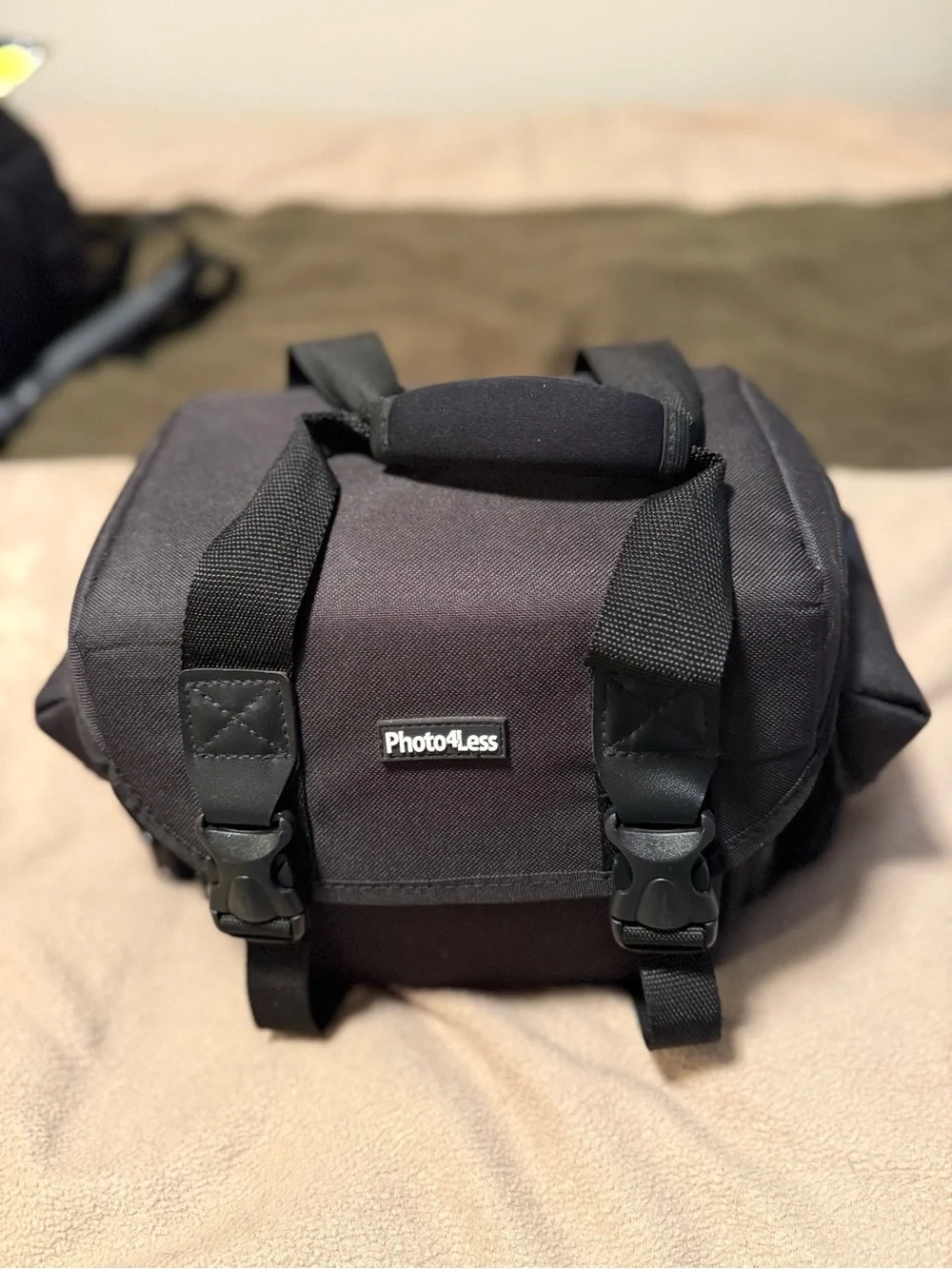 Canon Rebel T7 Black Camera Body with Two Black Canon Lenses and Carrying Case